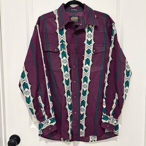 Vintage panhandle western pearl snap shirt.